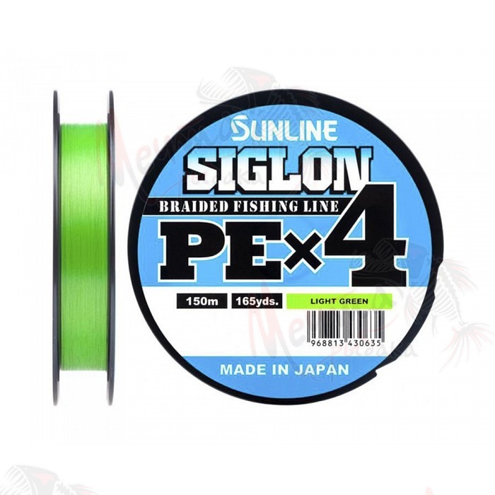 ШНУР ПЛЕТЕНЫЙ SUNLINE SIGLON PEx4 150 m DARK GREEN #2.0