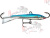 Балансир RAPALA W-3 CHBM